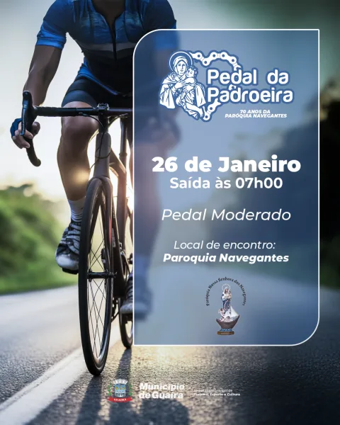 Pedal da Padroeira celebra os 70 anos da Paróquia em Guaíra