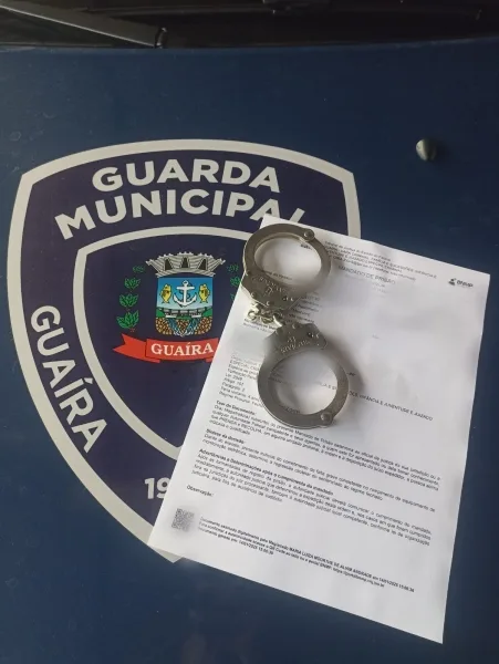 Indivíduo com mandado de prisão é preso pela Guarda em Guaíra