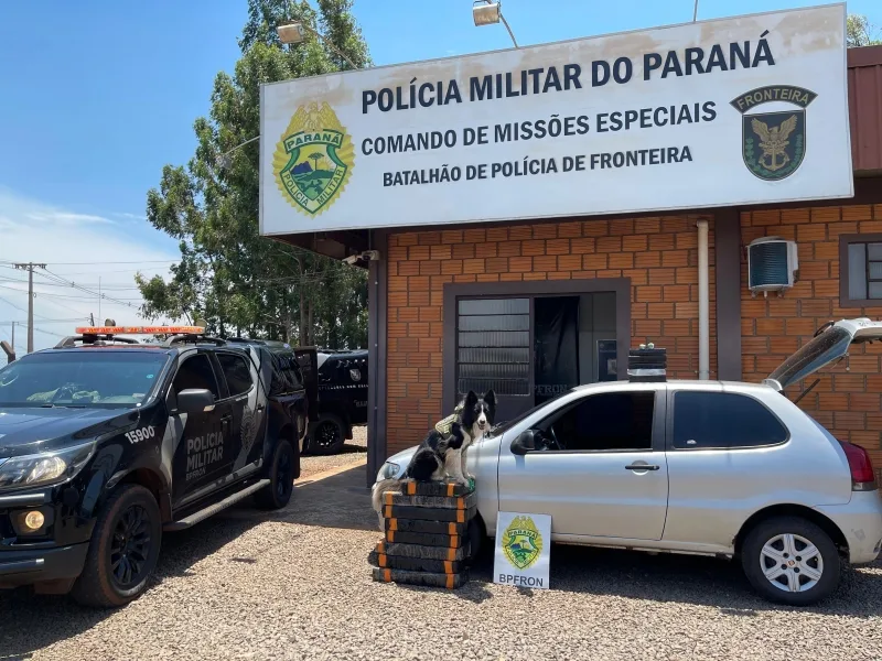 BPFRON prende homem transportando 100 kg de maconha em Marechal Rondon
