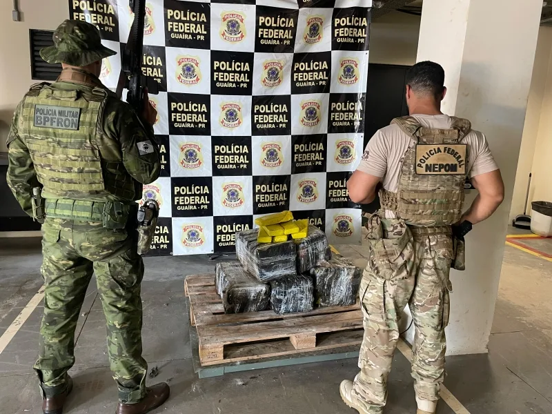 Motorista é preso com carga de 111 kg de maconha em Guaíra