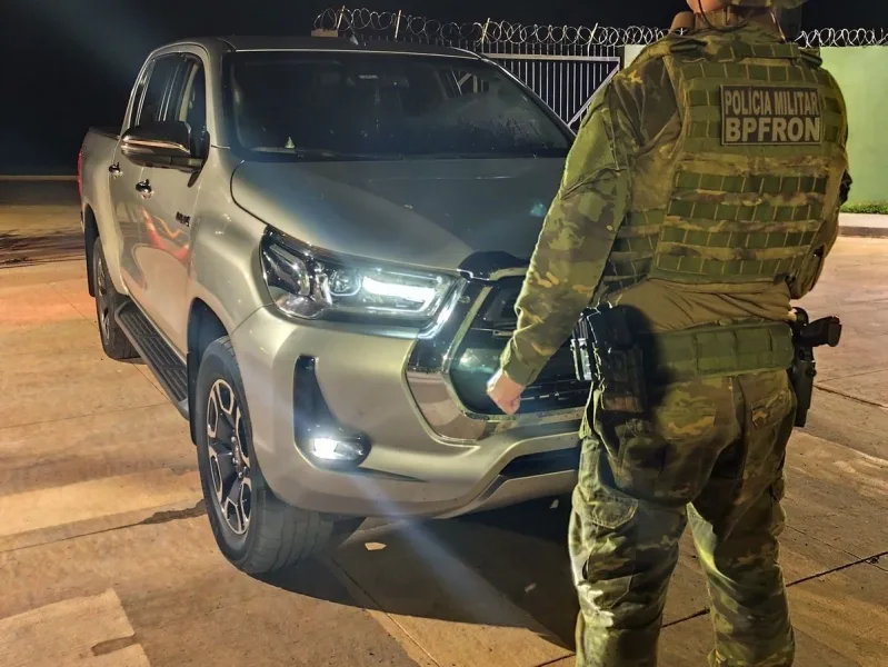 Homem é preso em Guaíra com Hilux que foi furtada em Toledo
