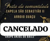 Festa da Comunidade Católica do Arroio Guaçu é adiada e nova data é marcada