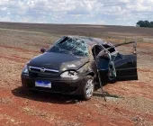 Acidente deixa homem gravemente ferido no interior de Mercedes