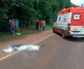 Homem morre atropelado ao tentar atravessar a BR-163, em Toledo
