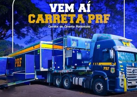 Educar PRF: Carreta Cinema Rodovíário estará em Guaíra