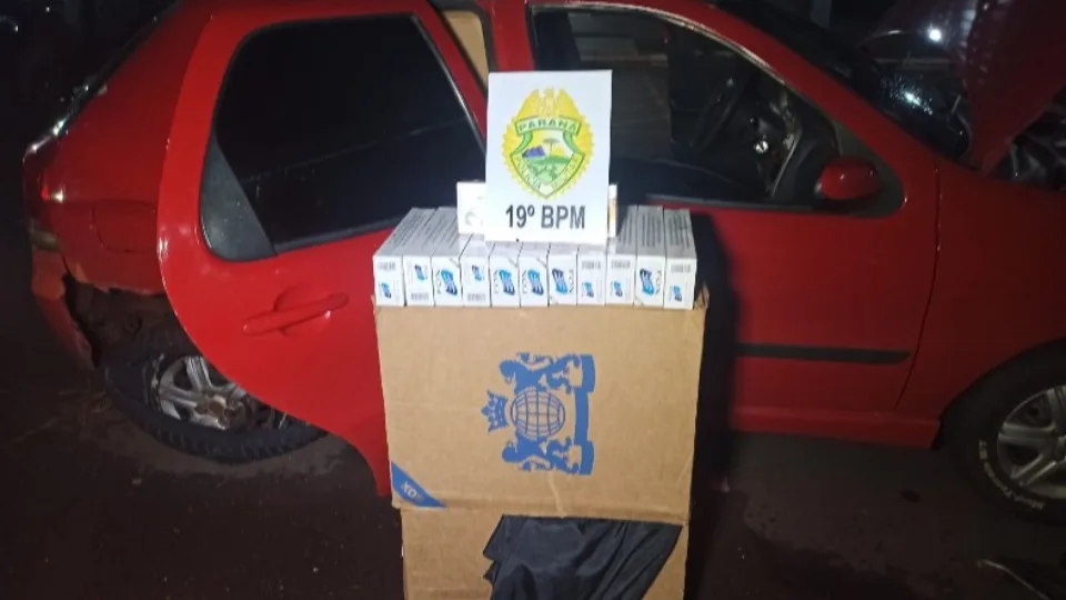 Motorista é preso após perseguição policial e apreensão de carga contrabandeada em Toledo