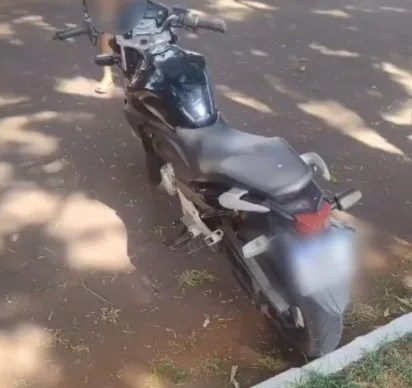 Moto furtada é recuperada pela Guarda Municipal de Guaíra