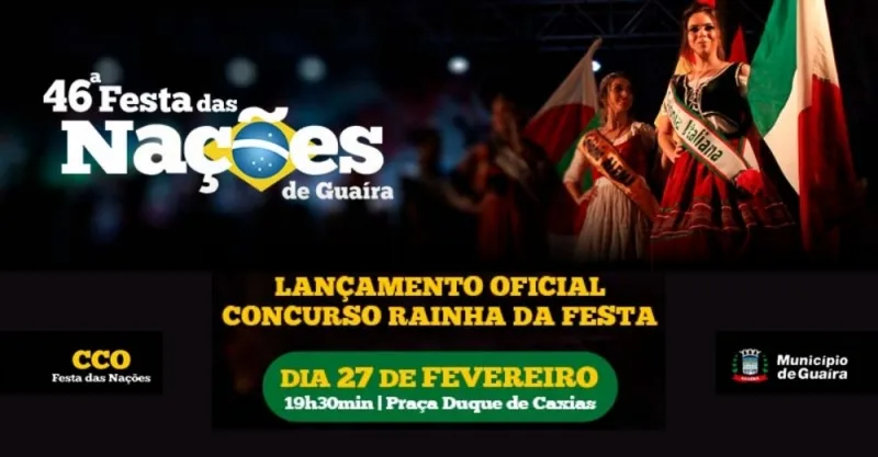 Rainha da Festa das Nações de Guaíra será eleita nesta quinta-feira (27); Conheça as candidatas