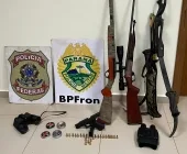Homem é preso com arsenal de armas no interior de Guaíra