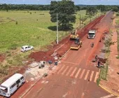 Avançam obras de infraestrutura do Ecopark e acesso ao futuro Hospital Regional em Guaíra