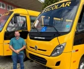 Município de Guaíra recebe novo ônibus escolar em cerimônia com Governador Ratinho Junior
