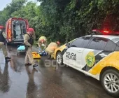Jovem fica ferido em grave acidente entre Marechal Rondon e Porto Mendes