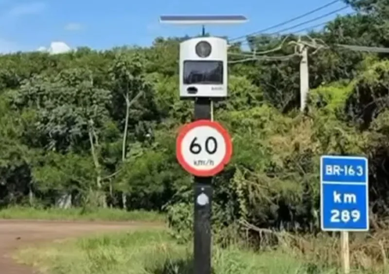 Atenção motoristas: Quatro novos radares são instalados na BR-163 entre Marechal e Mercedes