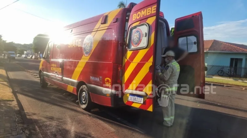 Acidente envolvendo motocicleta e patinete deixa dois feridos em Marechal Rondon