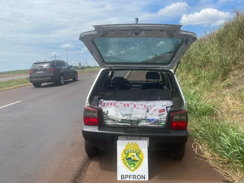 Jovem que saiu de Marechal é preso em Toledo com carro carregado de contrabando