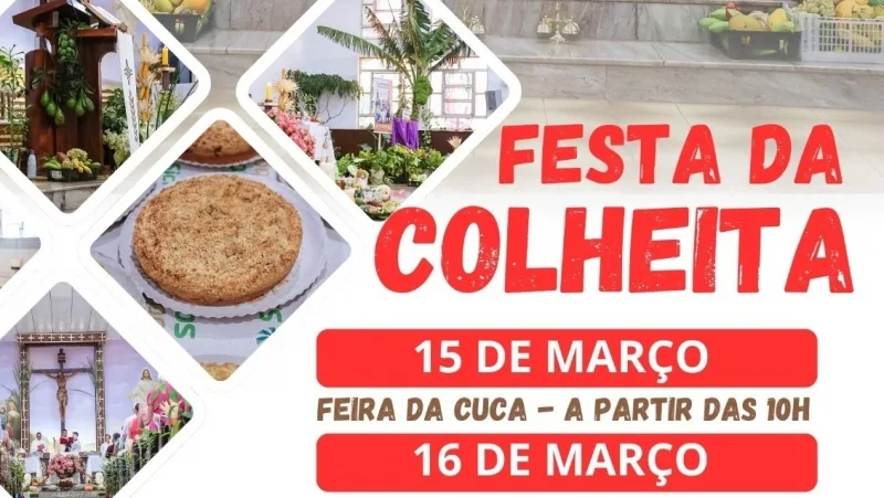 Festa da Colheita acontece neste domingo na Igreja Católica de Mercedes
