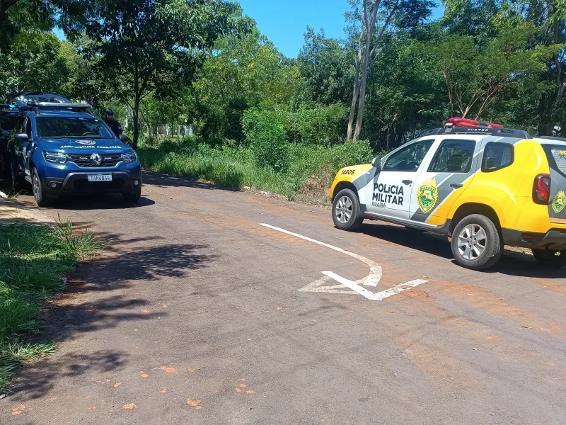 Homem é preso pela GM de Guaíra após roubar e sequestrar motorista de aplicativo em Cascavel