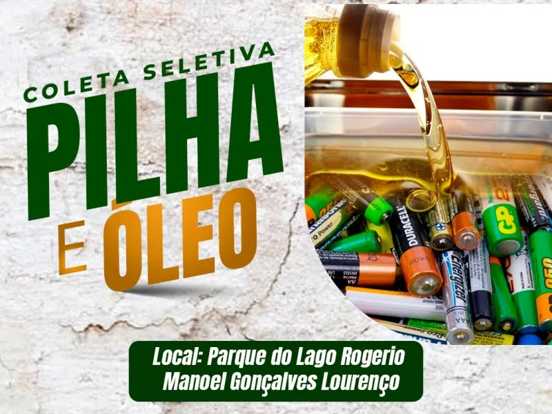Guaíra promove coleta de lixo eletrônico, pilhas e óleo neste domingo