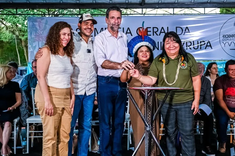 Itaipu assina acordo para compra de 3 mil hectares de terras para indígenas no Oeste do Paraná