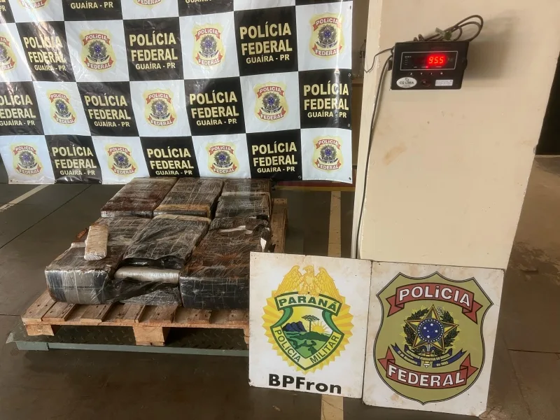 PF e BPFron apreendem maconha em meio a milharal em Guaíra