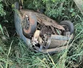 Veículo capota por várias vezes na PR 491 entre Nova Santa Rosa e Maripá