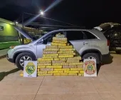 Carro com 346 kg de maconha é apreendido em Guaíra