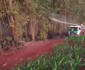 Incêndio no interior de Mercedes mobiliza caminhão-pipa da Prefeitura