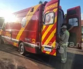 Acidente envolvendo motocicleta e patinete deixa dois feridos em Marechal Rondon