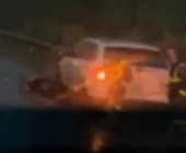 Motociclista fica ferido em grave acidente na BR-163 entre Guaíra e Mercedes