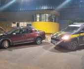 Dupla é presa em Guaíra com carro adulterado e com restrição no Ceará