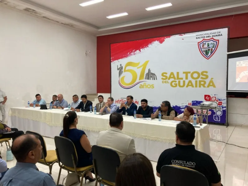 Autoridades discutem viabilidade de ponte entre Guaíra e Salto del Guairá (PY)