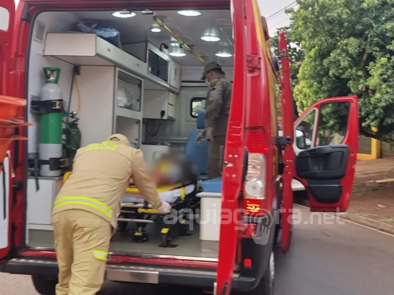 Cicilista sofre ferimentos moderados após colisão com carro em Marechal Rondon