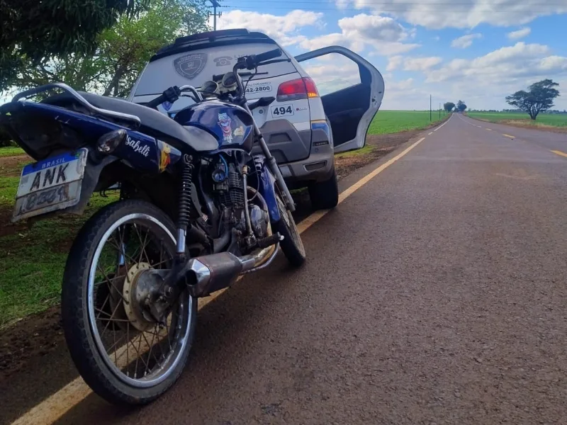'Até que o guincho nos separe': Moto com placa adulterada é apreendida pela Guarda Municipal de Guaíra