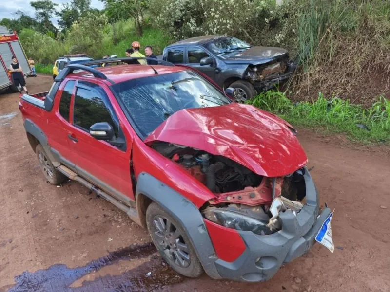 Colisão em estrada rural de Marechal Rondon deixa gestante ferida