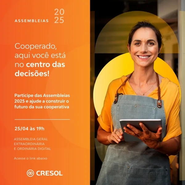 Cresol Integração conclui ciclo de Assembleias Gerais de Relacionamento e convoca para AGEO online