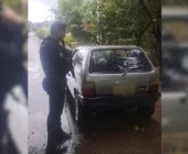 Fiat Uno furtado em Marechal Rondon é recuperado em Cascavel