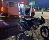 Mulher fica ferida em acidente no Portal de Mercedes
