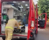 Cicilista sofre ferimentos moderados após colisão com carro em Marechal Rondon