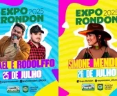 Israel e Rodolffo são confirmados na Expo Rondon 2025