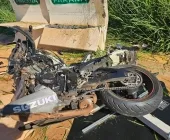 Moto esportiva colide contra ponto de ônibus e deixa casal gravemente ferido, entre Toledo e Assis