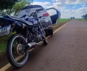 'Até que o guincho nos separe': Moto com placa adulterada é apreendida pela Guarda Municipal de Guaíra
