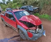 Colisão em estrada rural de Marechal Rondon deixa gestante ferida