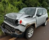 Casal se envolve em acidente na PR 491 em Marechal Rondon