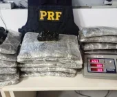 PRF prende dois homem com 34 kg de haxixe em Guaíra