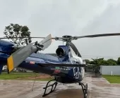 Transferido de helicóptero: esfaqueamento em Terra Roxa deixa homem em estado grave