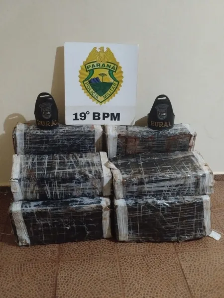 Em duas ações, PM de Guaíra apreende 340 kg de maconha