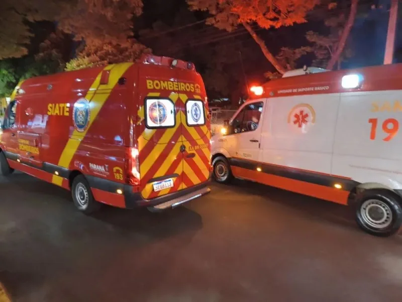 Três feridos: Motociclista atropela casal em avenida de Marechal Rondon