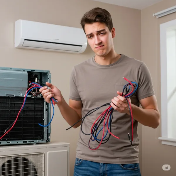 Qual fio usar para ar-condicionado 9000 BTUs 220v?