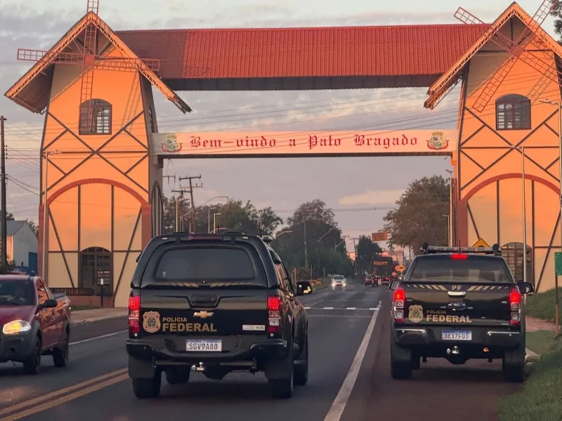 Polícia Federal de Guaíra deflagra operação em Pato Bragado contra o crime organizado