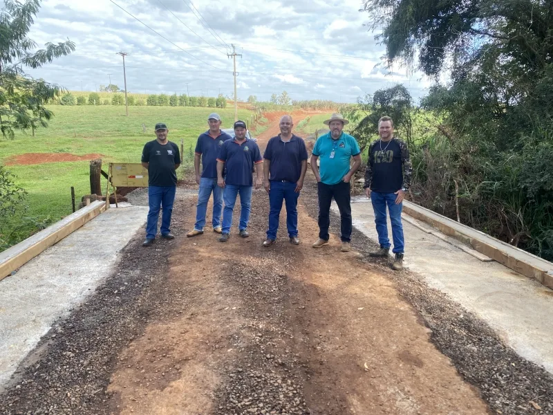 Alargamento da ponte que liga área rural de Mercedes e Marechal Rondon é concluído